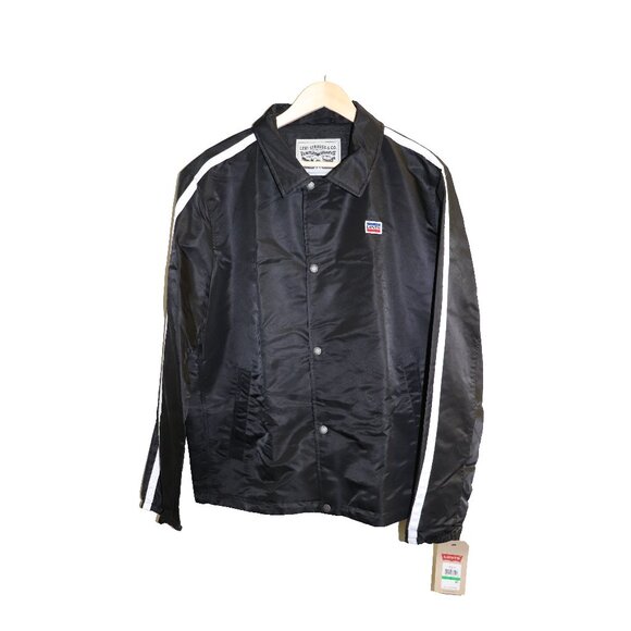Levis Stripe Coaches Windbreak Varsity Jacket NWT - Picture 2 of 7